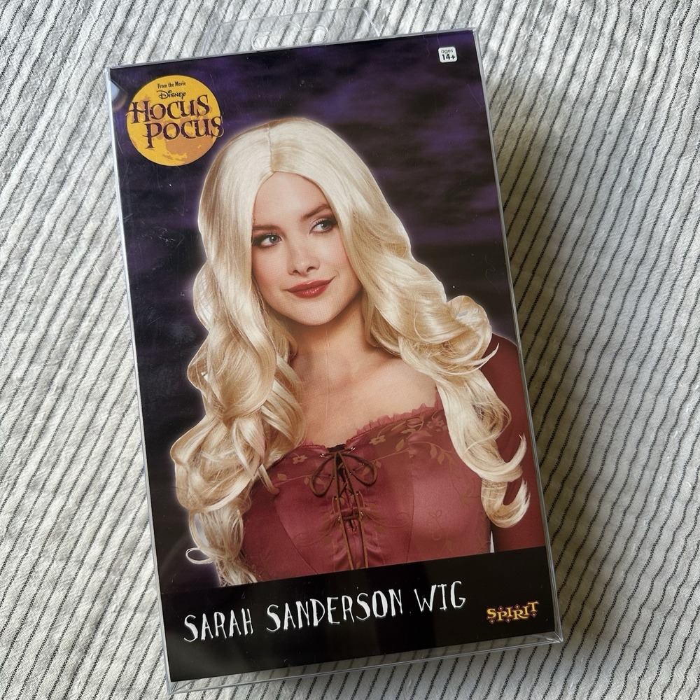 Spirit Halloween Disney Hocus Pocus Sarah Sanderson Wig - NEW BNIB